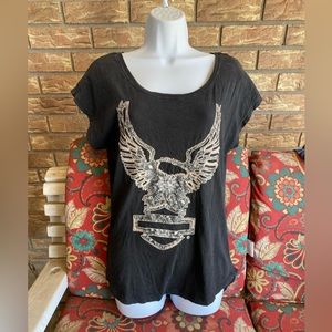 Harley-Davidson Embroidered Eagle Top sz M